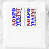 Geen KPD Ja TNT LG Rechthoekige Sticker (Tas)