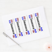 Geen KPD Ja TNT Rechthoekige Sticker (Envelop)