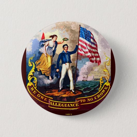 Geen kroon - Button (Voorkant)