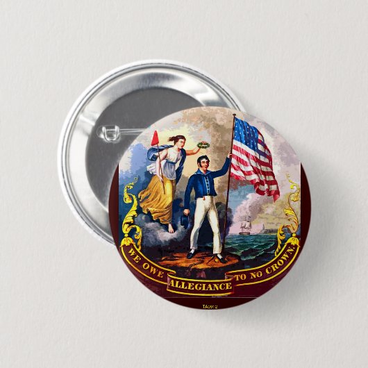 Geen kroon - Button (Voorkant /achterkant)