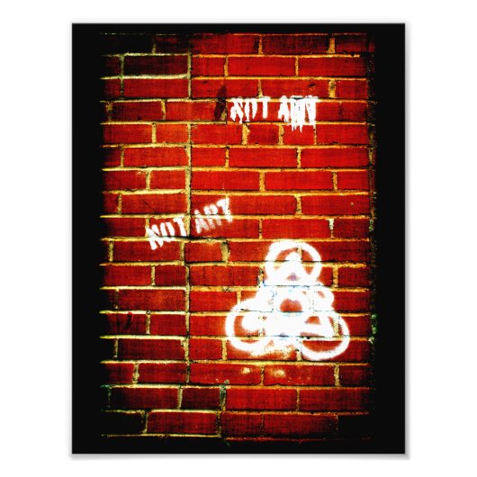 Geen kunst foto afdruk (Voorkant)