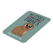 Geen kussen...behandelt alleen Valentijn uit honde Magneet (Linkerzijde)