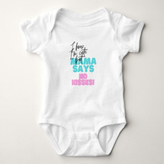 Geen kussens voor baby romper (Voorkant)