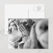 Geen kwaad Briefkaart spreken (Voorkant / Achterkant)