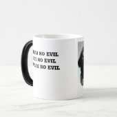 Geen kwaad horenGeen kwaad spreken geen kwaad Magische Mok (Voorkant links)