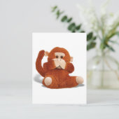 Geen kwaad spreken briefkaart (Staand voorkant)