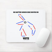 Geen kwestie die bij de stemming de olifantenHumor Muismat (Met muis)