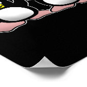 Geen Kwieke pinguïns ontwerp Poster (Hoek)