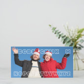 "Geen L" Grappige Woordspeling Grappige kaart voor (Staand voorkant)