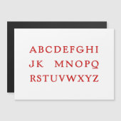 Geen L "Joke" kerstalfabet (Voorkant / Achterkant)