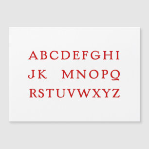 Geen L "Joke" kerstalfabet