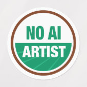 Geen label voor AI Art-certificering (Design 2)