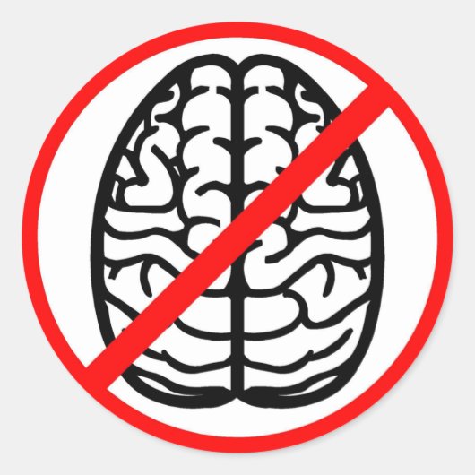 Geen label voor Label van brein (Voorkant)