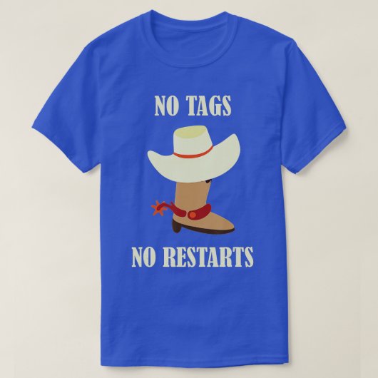 Geen Labels Geen lijndansende Cowboy Pet Counter T-shirt (Design voorkant)