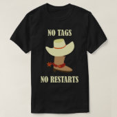 Geen Labels Geen lijndansende Cowboy Pet Counter T-shirt (Design voorkant)