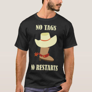 Geen Labels Geen lijndansende Cowboy Pet Counter T-shirt