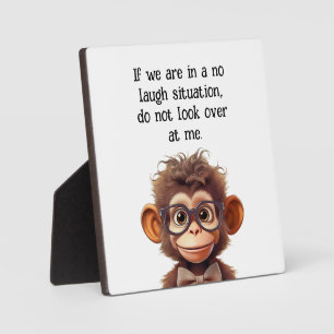 Geen lachsituatie haha fotoplaat