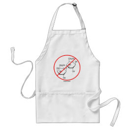 Geen lactose (lactose-intolerantie) standaard schort