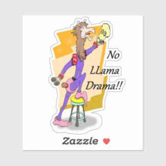 Geen Lama drama! 2 Sticker