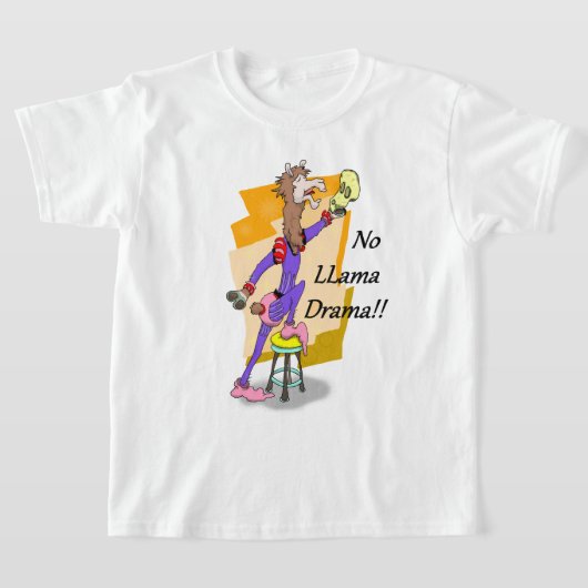 Geen Lama Drama! 4 T-shirt (Laagn)