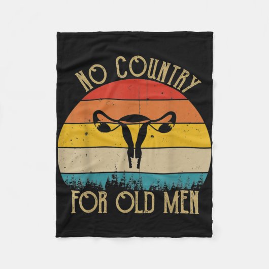 Geen land voor  Mannen Fleece Deken (Voorkant)