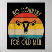 Geen land voor  Mannen Poster (Voorkant)