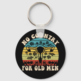 Geen land voor oud Man feminist Sleutelhanger