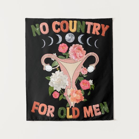 Geen land voor oud Man Wandkleed (Voorkant)