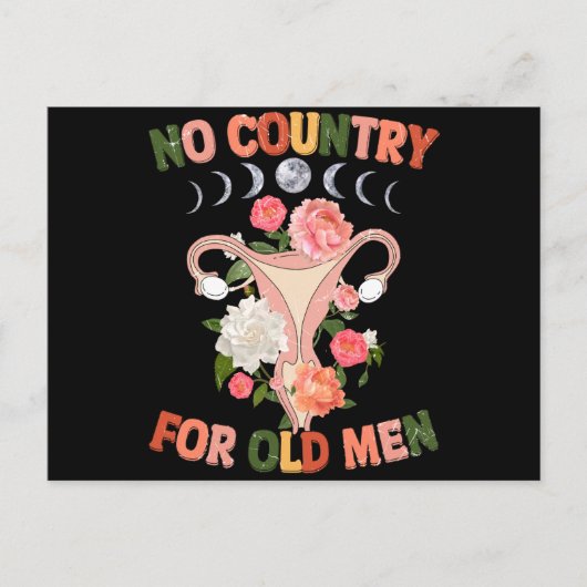 Geen land voor oude mannen briefkaart (Voorkant)
