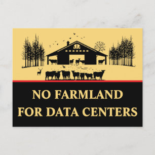 Geen Landbouwgrond voor Datacenters - Bescherm Onz Briefkaart