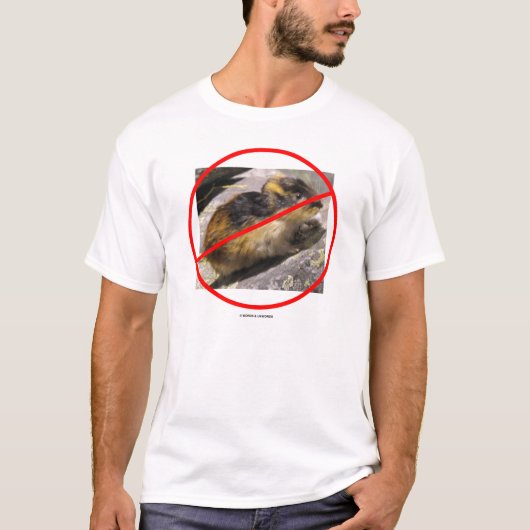 Geen lemming (Humor van Lemming) T-shirt (Voorkant)