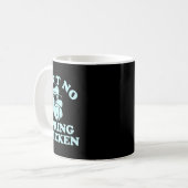 Geen lente kip grappig ontwerp  koffiemok (Voorkant links)