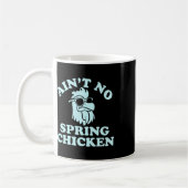 Geen lente kip grappig ontwerp  koffiemok (Links)