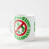 Geen leprechauns, geen shenanigans koffiemok (Voorkant links)