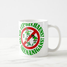 Geen leprechauns, geen shenanigans koffiemok
