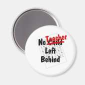 Geen leraar achtergelaten magneet (Voorkant / Achterkant)
