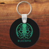 Geen leven Cthulhu Sticker Sleutelhanger (Voorkant)