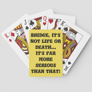 GEEN LEVEN OF DODEN - KARTONNEN SPELEN POKERKAARTEN