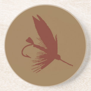 Geen leven zonder Geviste Zandsteen Onderzetter