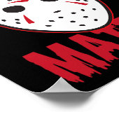 Geen levens horror masker Halloween Kostuums Poster (Hoek)