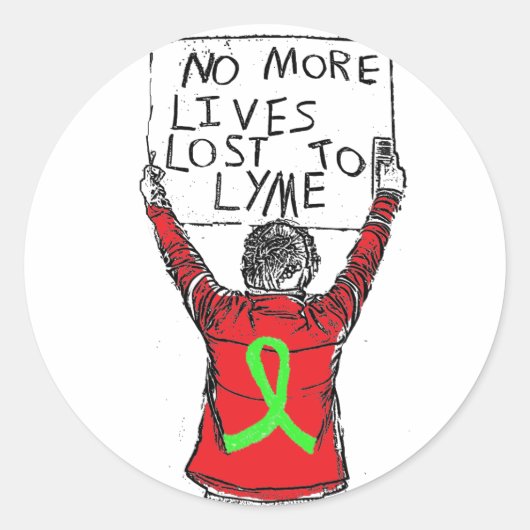 Geen levens meer verloren aan Sticker van de ziekt (Voorkant)