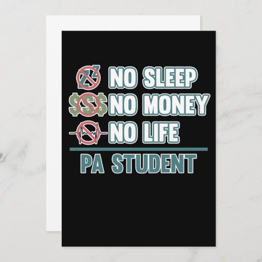 Geen levensreddende arts assistent-medisch special kaart (Voorkant / Achterkant)