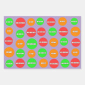 Geen liberaal van de NDP Inpakpapier Vel (Voorkant 3)