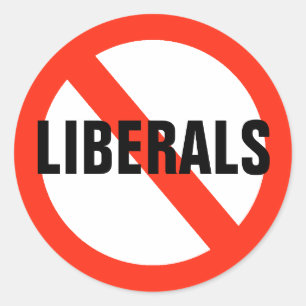 Geen LIBERALEN Stickers
