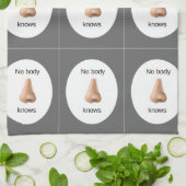 Geen lichaamsweefsels theedoek (Gevouwen)