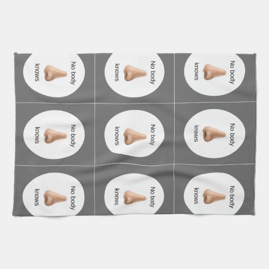 Geen lichaamsweefsels theedoek (Horizontaal)