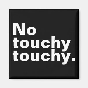 Geen lichtvoetig grappig introvert design magneet