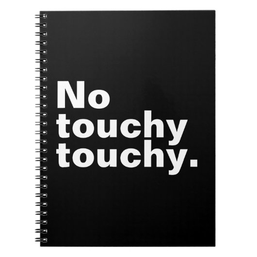 Geen lichtvoetig grappig introvert design notitieboek (Voorkant)