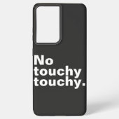 Geen lichtvoetig grappig introvert design samsung galaxy hoesje (Achterkant)