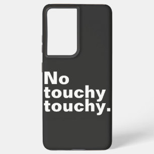 Geen lichtvoetig grappig introvert design samsung galaxy hoesje